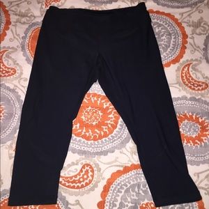 Zella Black Reversible Crop Yoga Pants